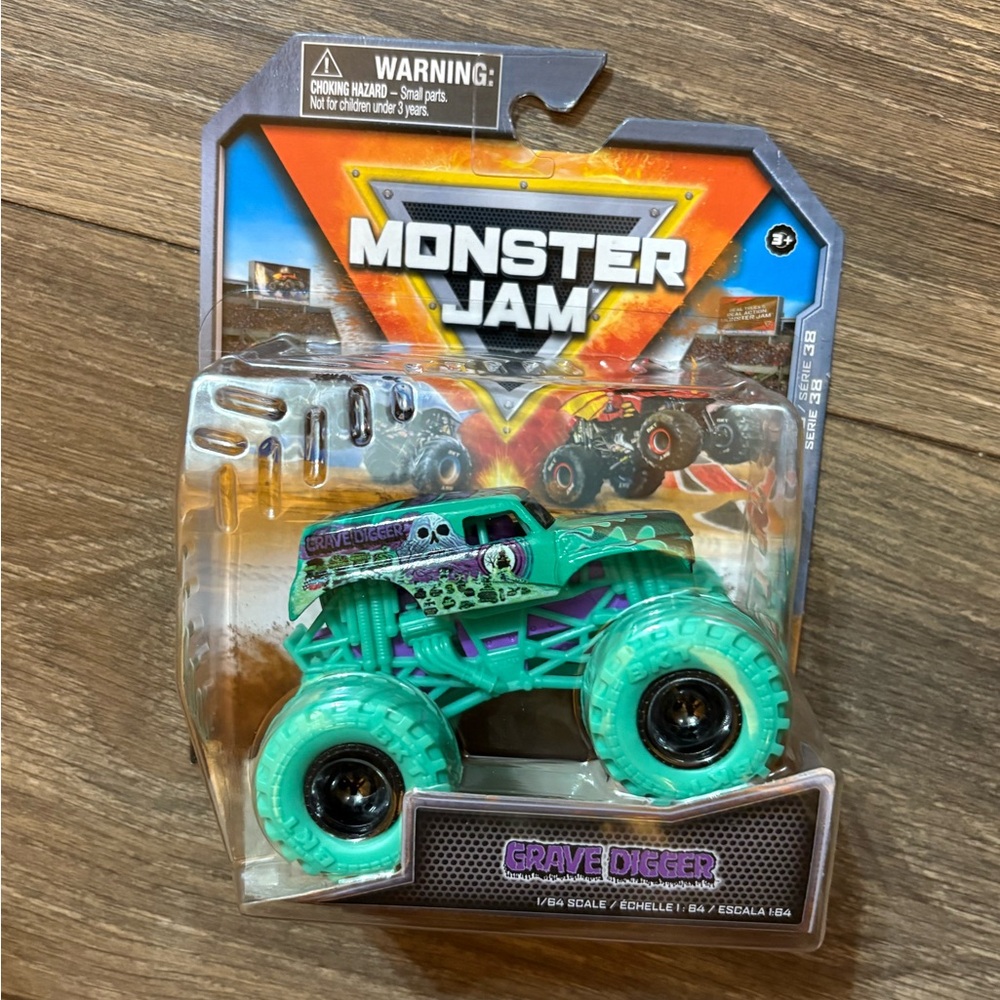 Monster Jam Grave Digger Monster Truck - Teal